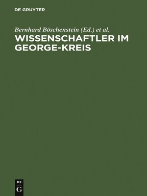 cover image of Wissenschaftler im George-Kreis